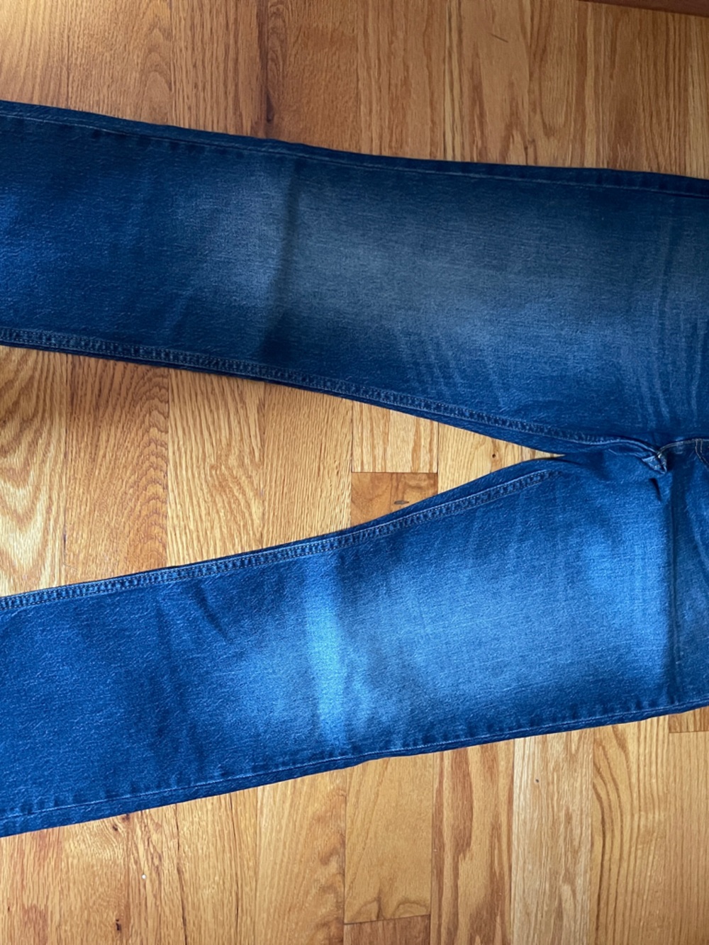 Levi's Men's Straight Jeans in Deep Blue Wash